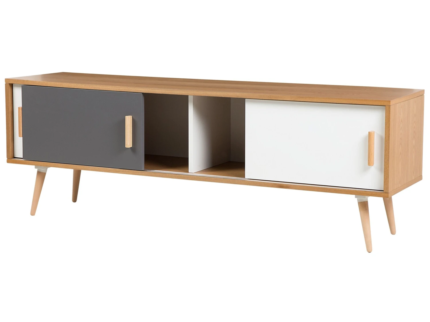 TV Stand Light Wood INDIANA - Image 8