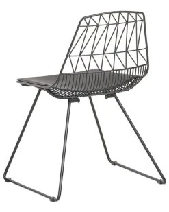 Set Of 2 Metal Accent Chairs Black HARLAN 20 Set Of 2 Metal Accent Chairs Black HARLAN -Cheap Furniture Store undef src sa picid 743221 type whitesh image