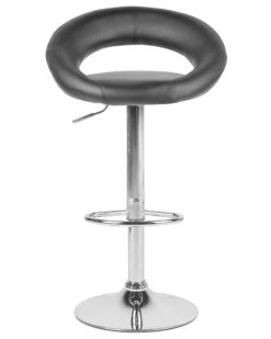 Set Of 2 Faux Leather Swivel Bar Stools Black PEORIA 14 Set Of 2 Faux Leather Swivel Bar Stools Black PEORIA -Cheap Furniture Store undef src sa picid 743367 type whitesh image