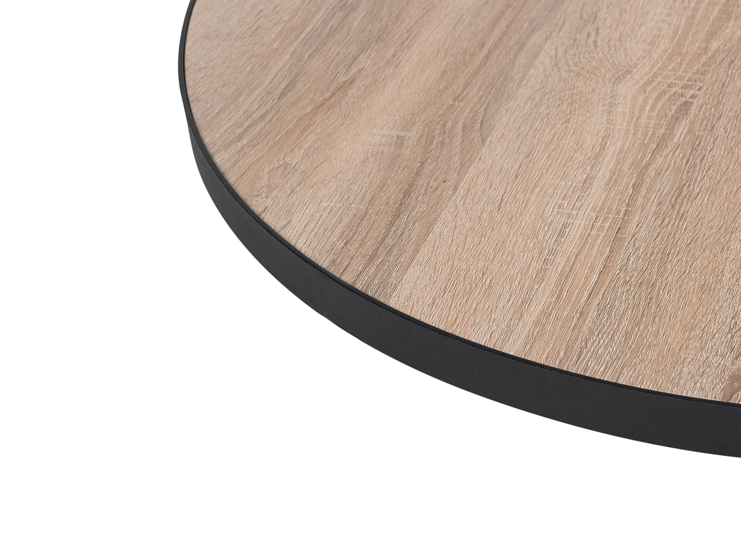 Coffee Table Light Wood With Black MELODY Medium - Image 6