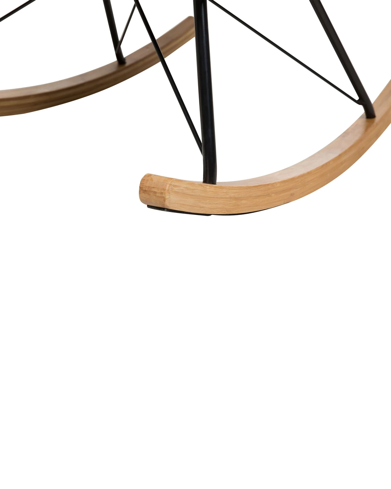 Velvet Rocking Chair Dark Grey ELLAN 10 Velvet Rocking Chair Dark Grey ELLAN - Image 8