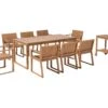 8 Seater Acacia Wood Garden Dining Set With Trolley SASSARI -Cheap Furniture Store undef src sa picid 745468 type whitesh image
