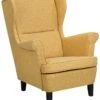 Fabric Wingback Chair Yellow ABSON 2 Fabric Wingback Chair Yellow ABSON -Cheap Furniture Store undef src sa picid 747414 type whitesh image