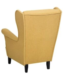 Fabric Wingback Chair Yellow ABSON -Cheap Furniture Store undef src sa picid 747417 type whitesh image