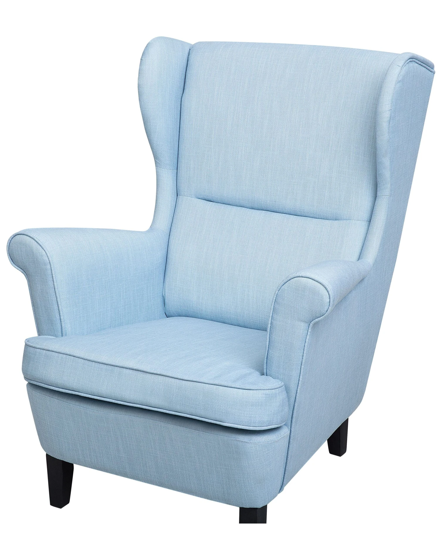Fabric Wingback Chair Blue ABSON - Image 5