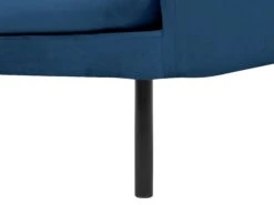 Velvet Fabric Armchair Dark Blue VINTERBRO -Cheap Furniture Store undef src sa picid 749589 type whitesh image