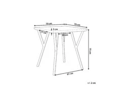 Dining Table Light Wood With Black BRAVO Various Sizes -Cheap Furniture Store undef src sa picid 750531 type whitesh image