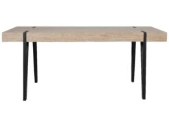 Dining Table Light Wood With Black ADENA Various Sizes -Cheap Furniture Store undef src sa picid 750742 type whitesh image