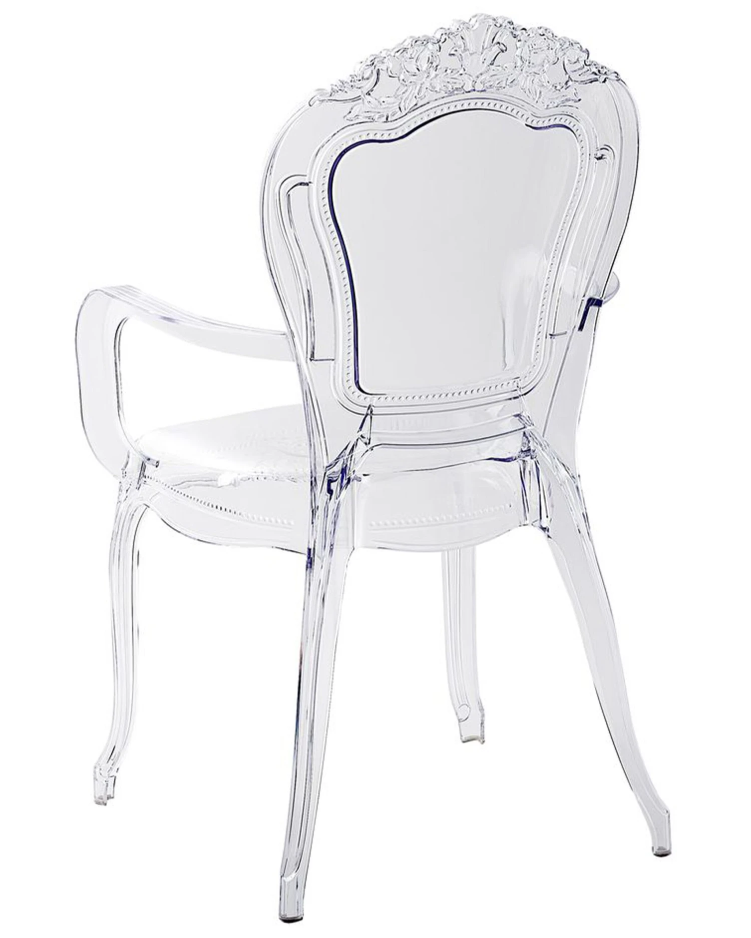 Set Of 2 Accent Chairs Acrylic Transparent VERMONT II - Image 7