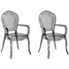 Set Of 2 Accent Chairs Acrylic Transparent Black VERMONT II -Cheap Furniture Store undef src sa picid 751339 type whitesh image