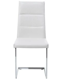 Set Of 2 Faux Leather Dining Chairs White ROCKFORD -Cheap Furniture Store undef src sa picid 751522 type whitesh image