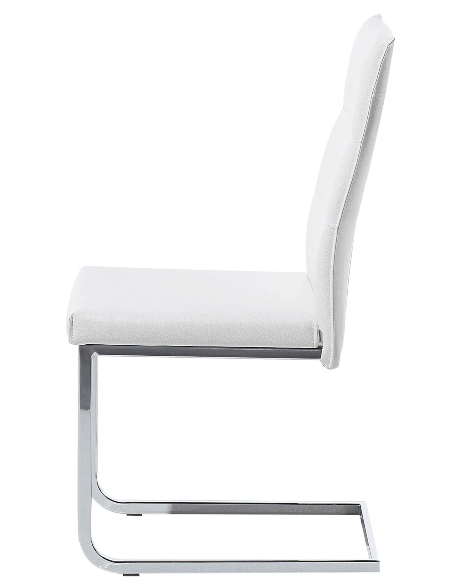 Set Of 2 Faux Leather Dining Chairs White ROCKFORD - Image 5