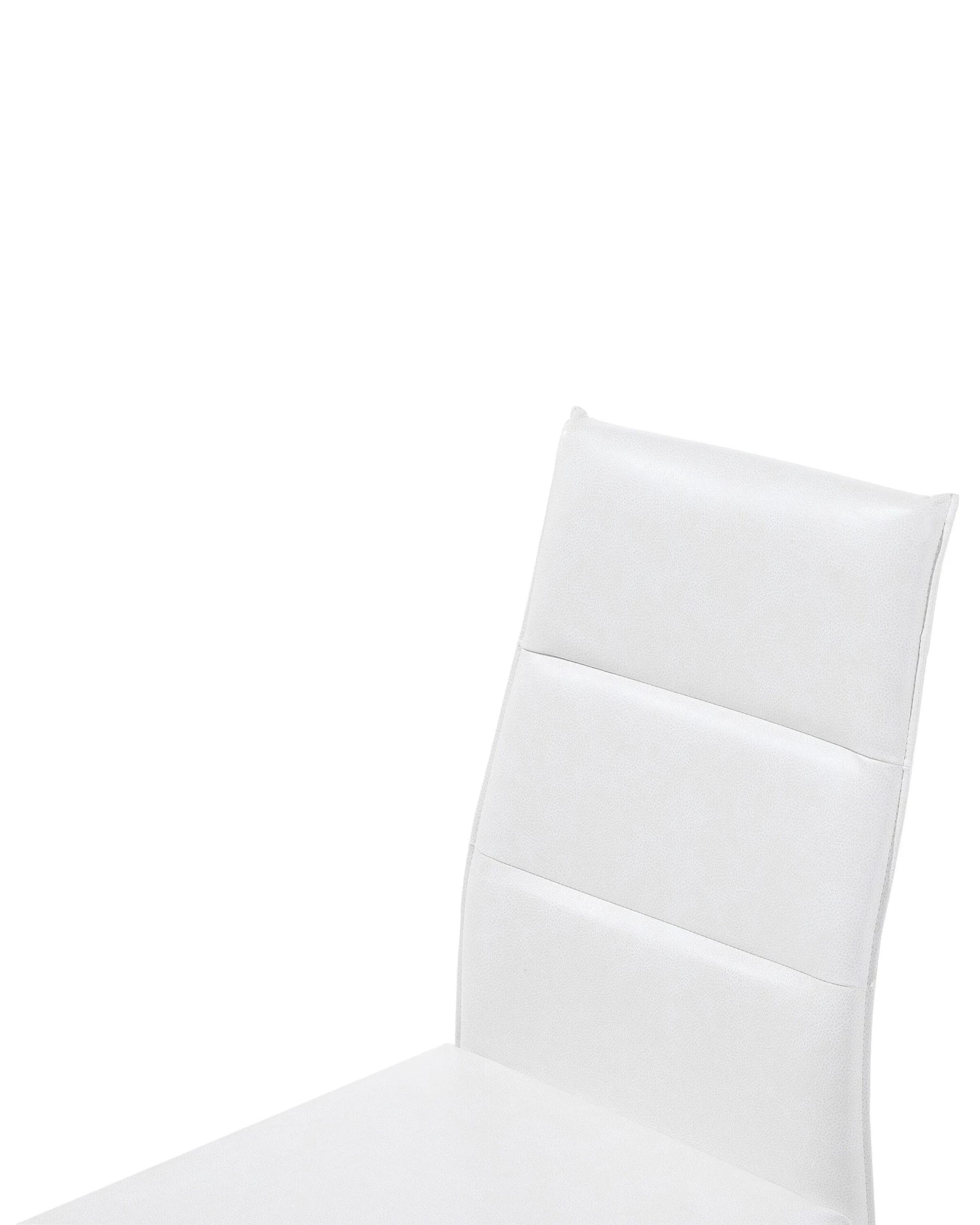 Set Of 2 Faux Leather Dining Chairs White ROCKFORD - Image 6