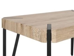 Dining Table 130 X 80 Cm Light Wood And Black CAMBELL -Cheap Furniture Store undef src sa picid 751612 type whitesh image