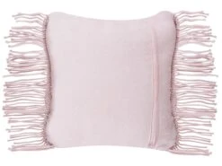 Cotton Macramé Cushion With Tassels 40 X 40 Cm Pink YANIKLAR -Cheap Furniture Store undef src sa picid 753349 type whitesh image