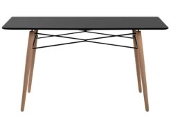 Dining Table 140 X 80 Cm Black BIONDI -Cheap Furniture Store undef src sa picid 753853 type whitesh image
