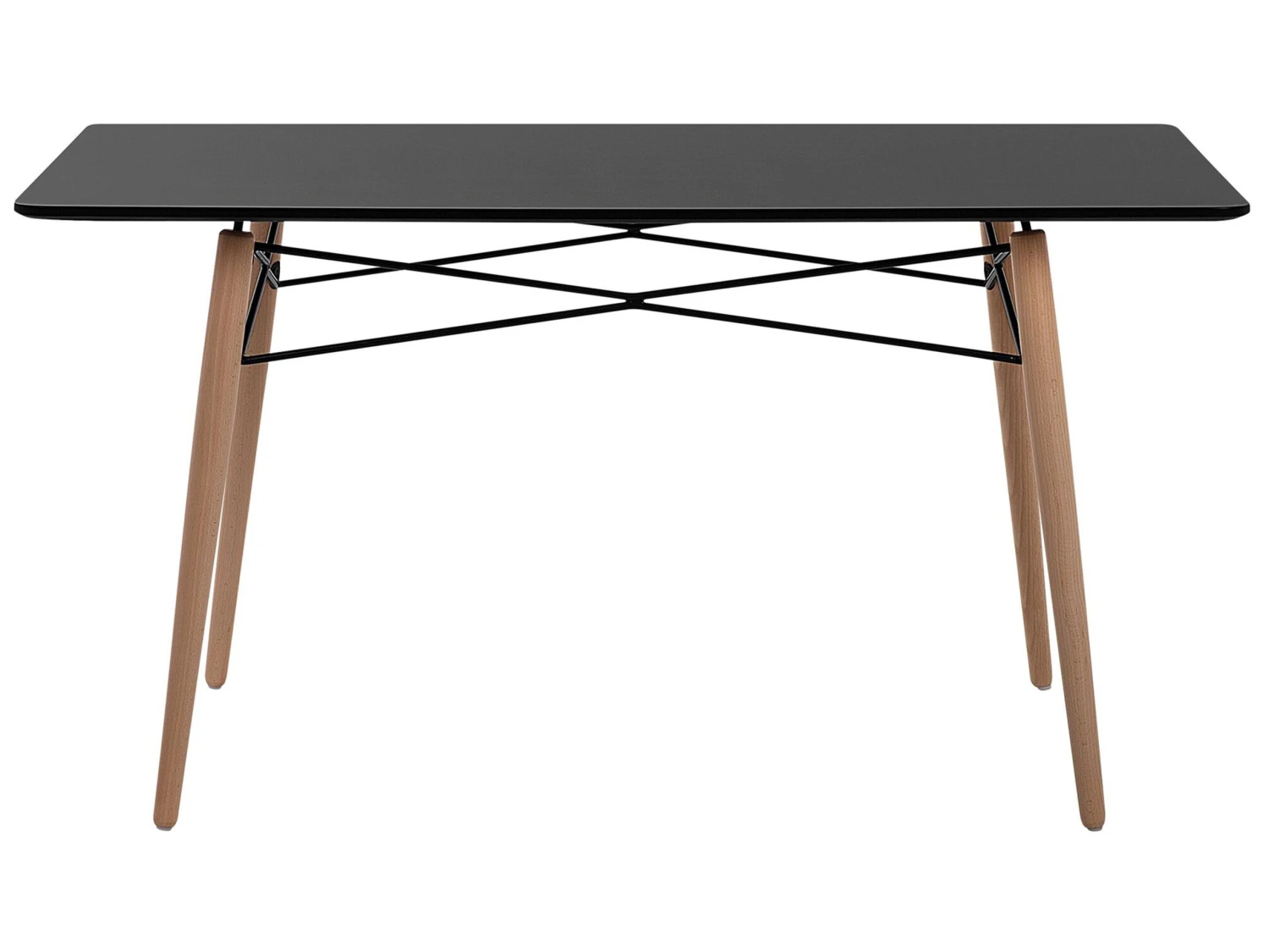 Dining Table 140 X 80 Cm Black BIONDI - Image 5