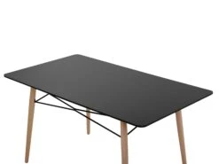 Dining Table 140 X 80 Cm Black BIONDI -Cheap Furniture Store undef src sa picid 753854 type whitesh image