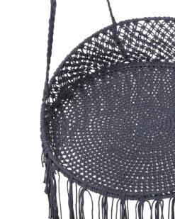 Fabric Hanging Chair Black BUNYAN -Cheap Furniture Store undef src sa picid 754828 type whitesh image