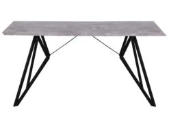 Dining Table 160 X 90 Cm Concrete Effect BUSCOT -Cheap Furniture Store undef src sa picid 755598 type whitesh image