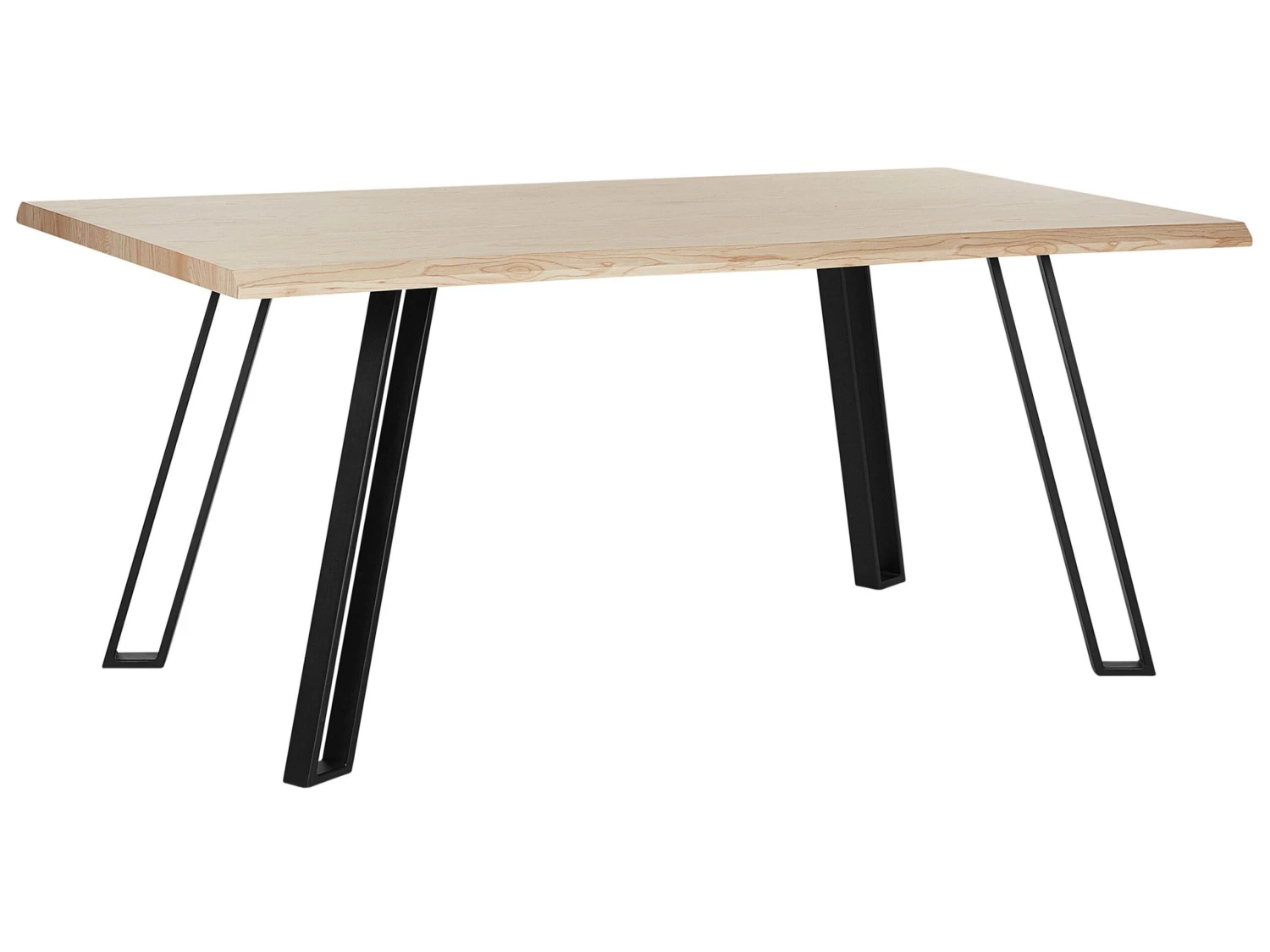 Dining Table 180 X 90 Cm Light Wood GRAHAM