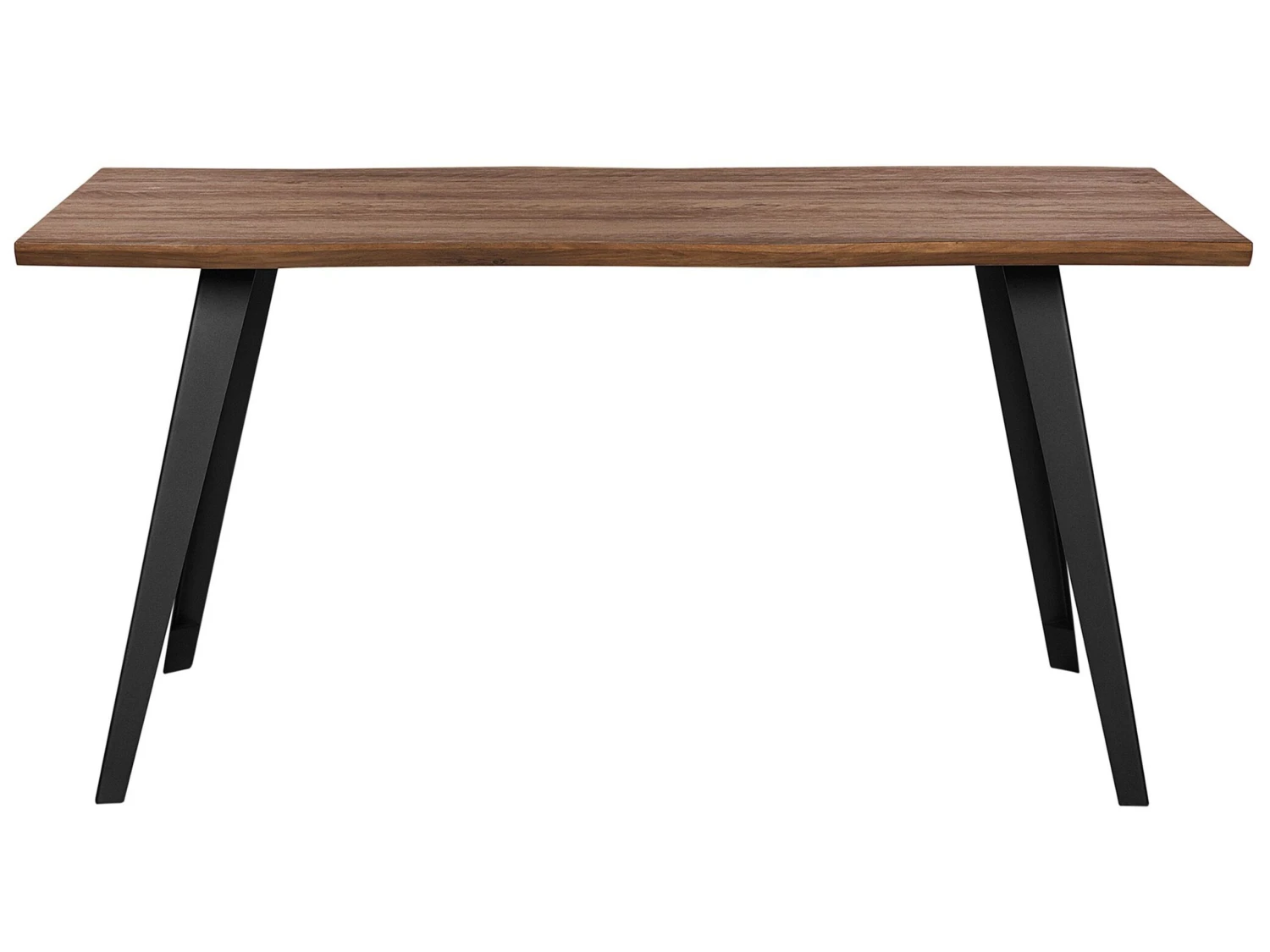 Dining Table 160 X 90 Cm Dark Wood WITNEY - Image 8