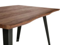 Dining Table 160 X 90 Cm Dark Wood WITNEY -Cheap Furniture Store undef src sa picid 755686 type whitesh image