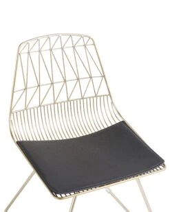 Set Of 2 Metal Accent Chairs Gold HARLAN -Cheap Furniture Store undef src sa picid 756373 type whitesh image