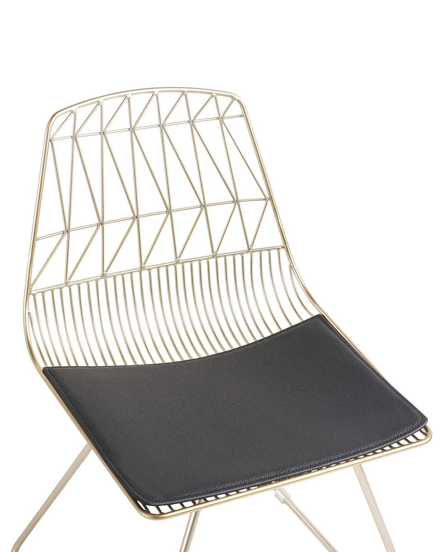 Set Of 2 Metal Accent Chairs Gold HARLAN - Image 8