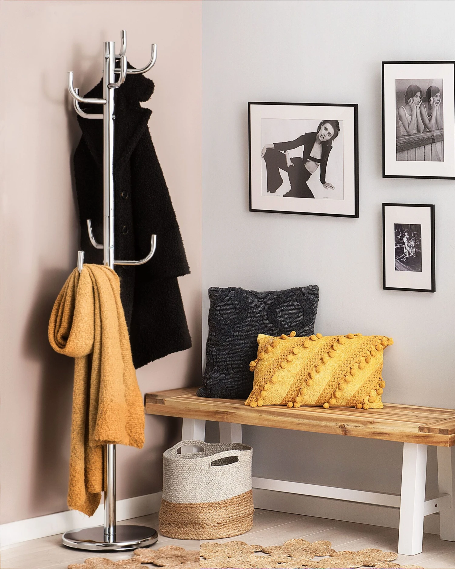 Coat Stand Silver TRENTON - Image 2