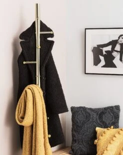 Coat Stand Gold CLOVIS -Cheap Furniture Store undef src sa picid 757214 type whitesh image