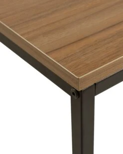 Console Table Dark Wood With Black DELANO -Cheap Furniture Store undef src sa picid 757539 type whitesh image