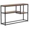 Console Table Dark Wood BELMONT