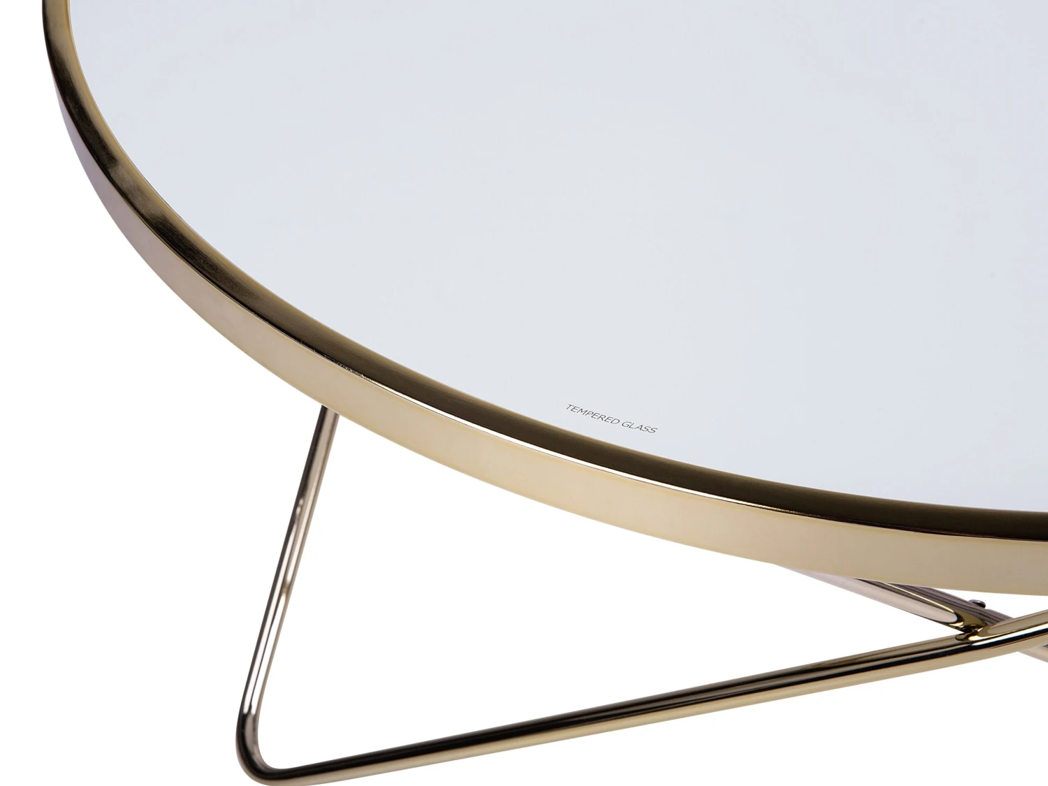 Coffee Table White With Gold MERIDIAN II 7 Coffee Table White With Gold MERIDIAN II - Image 5