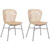 Set Of 2 Rattan Dining Chairs Natural ELFROS -Cheap Furniture Store undef src sa picid 759966 type whitesh image