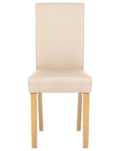 Set Of 2 Faux Leather Dining Chairs Beige BROADWAY 17 Set Of 2 Faux Leather Dining Chairs Beige BROADWAY -Cheap Furniture Store undef src sa picid 761503 type whitesh image