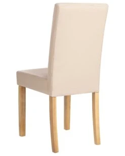 Set Of 2 Faux Leather Dining Chairs Beige BROADWAY 18 Set Of 2 Faux Leather Dining Chairs Beige BROADWAY -Cheap Furniture Store undef src sa picid 761504 type whitesh image