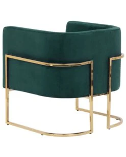 Velvet Armchair Dark Green SIRKKA -Cheap Furniture Store undef src sa picid 761669 type whitesh image
