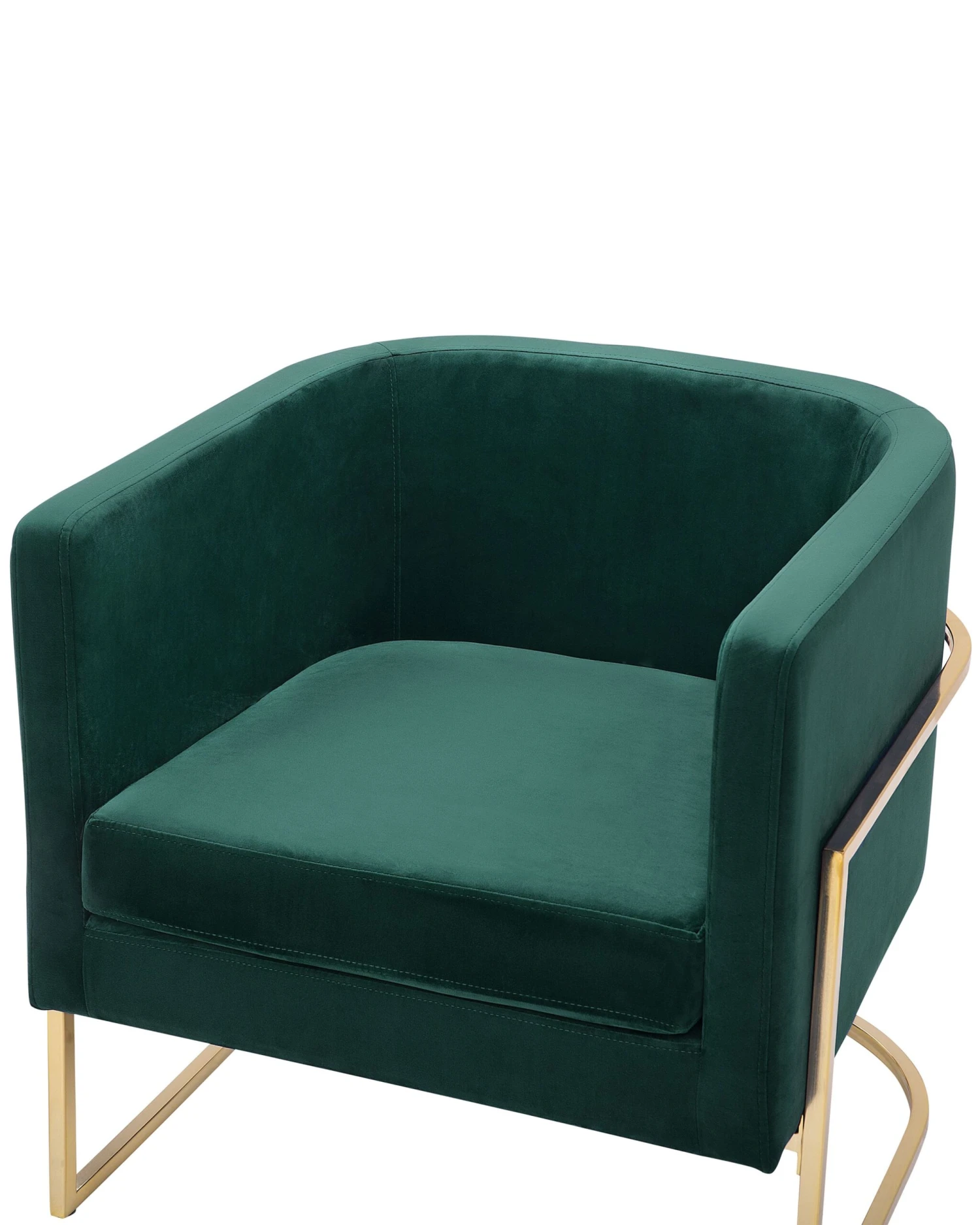 Velvet Armchair Dark Green SIRKKA - Image 7