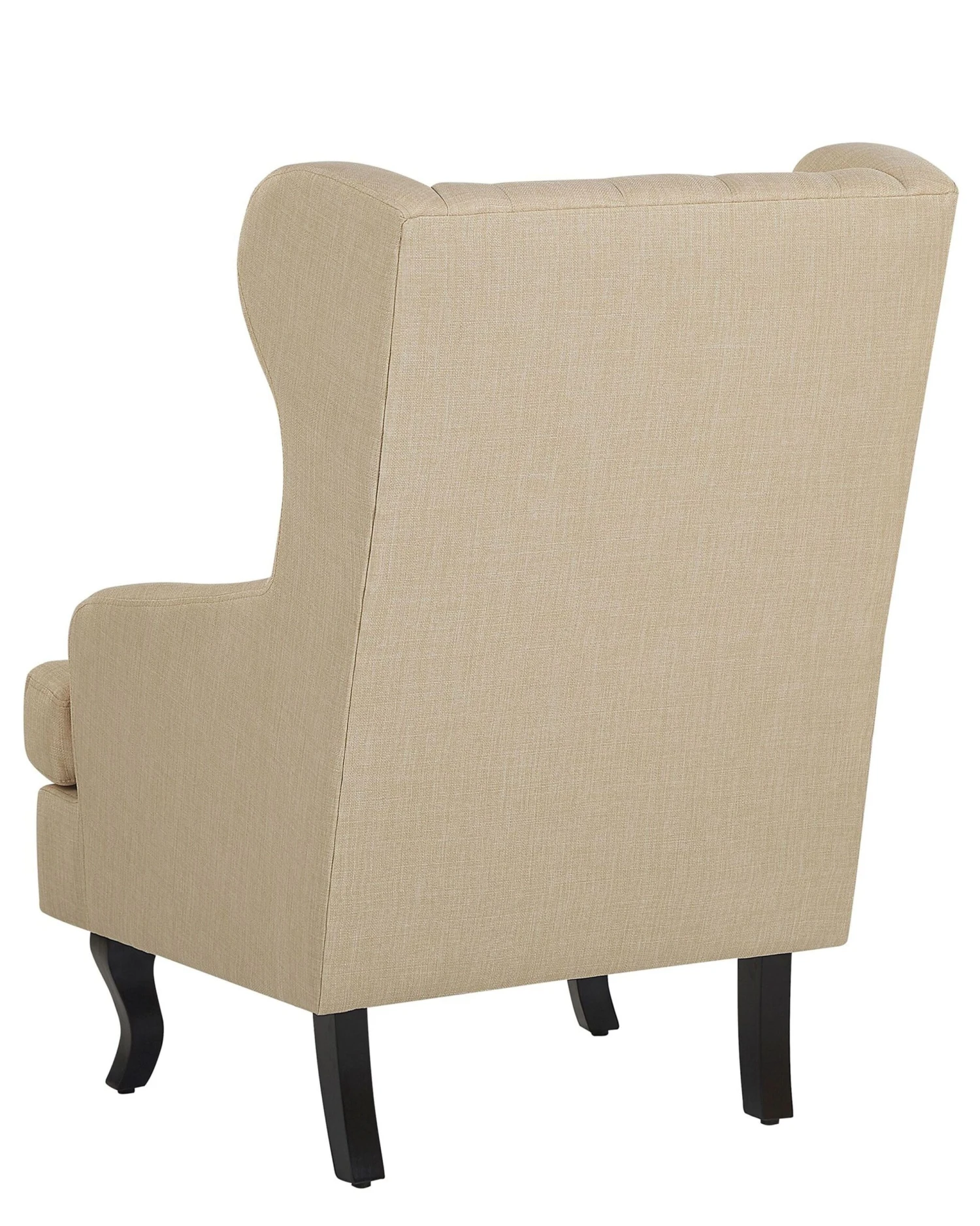 Fabric Wingback Chair Beige ALTA 6 Fabric Wingback Chair Beige ALTA - Image 4