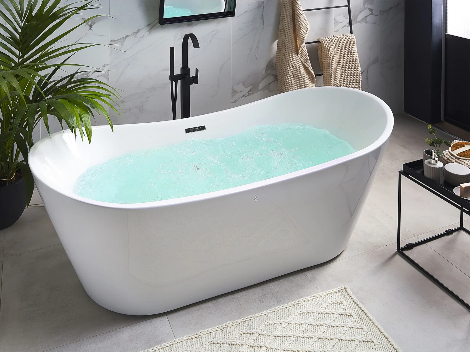 Freestanding Bath White ANTIGUA Various Sizes - Image 2