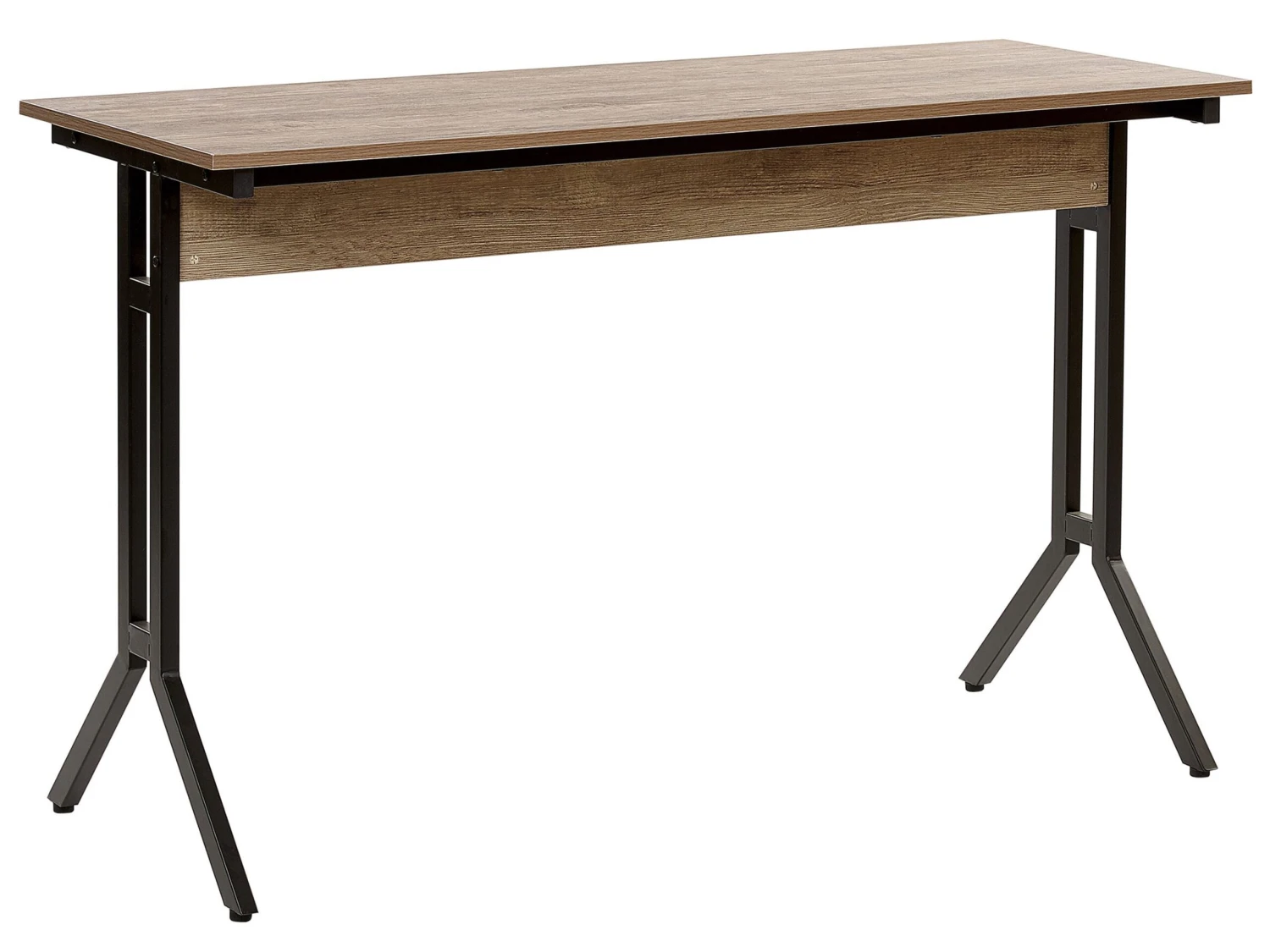 Home Office Desk 120 X 48 Cm Dark Wood With Black CREEK - Image 4