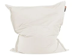 Large Bean Bag 140 X 180 Cm Light Beige FUZZY