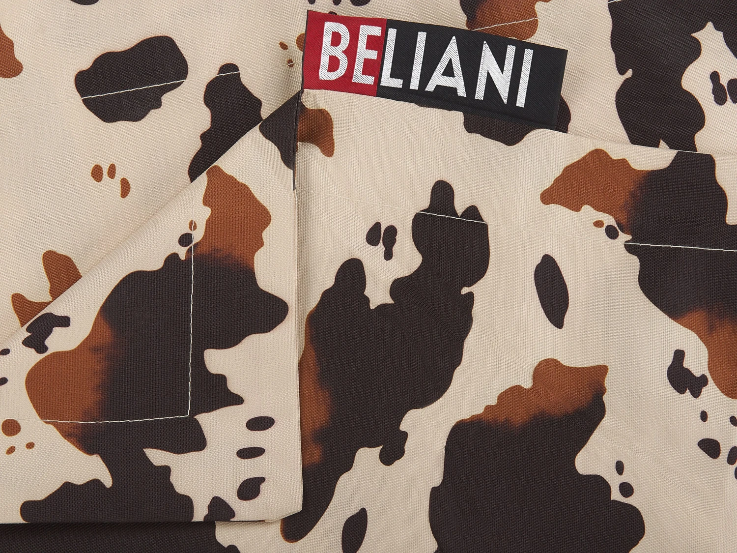 Large Bean Bag 140 X 180 Cm Cow Print FUZZY - Image 7