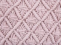 Set Of 2 Cotton Macramé Cushions With Tassels 40 X 40 Cm Pink YANIKLAR -Cheap Furniture Store undef src sa picid 768957 type whitesh image