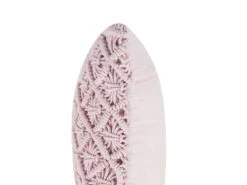 Set Of 2 Cotton Macramé Cushions 45 X 40 Cm Pink KIZKALESI -Cheap Furniture Store undef src sa picid 769053 type whitesh image