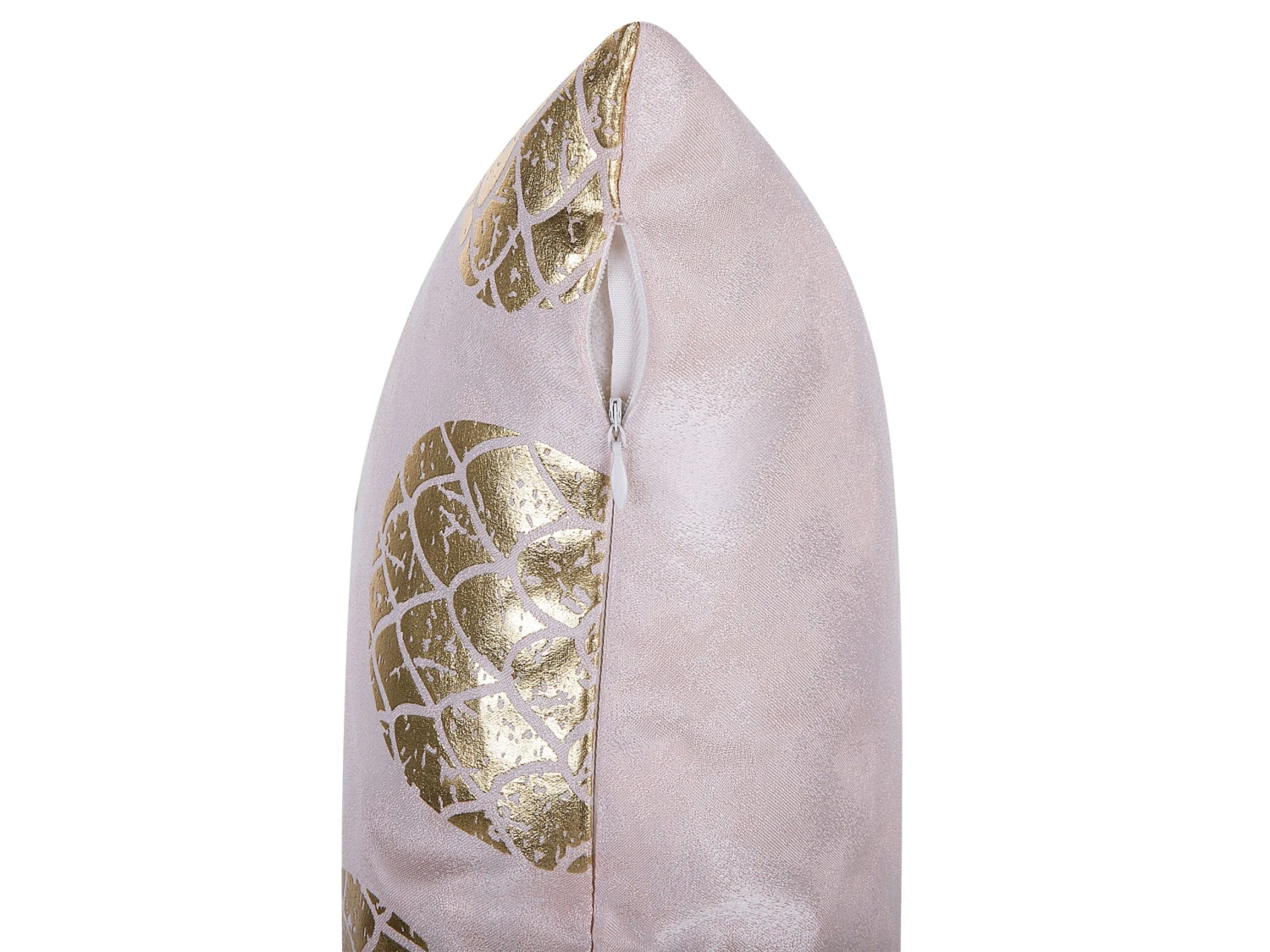 Set Of 2 Cushions Pineapple Print 45 X 45 Cm Pink ASTILBE - Image 6