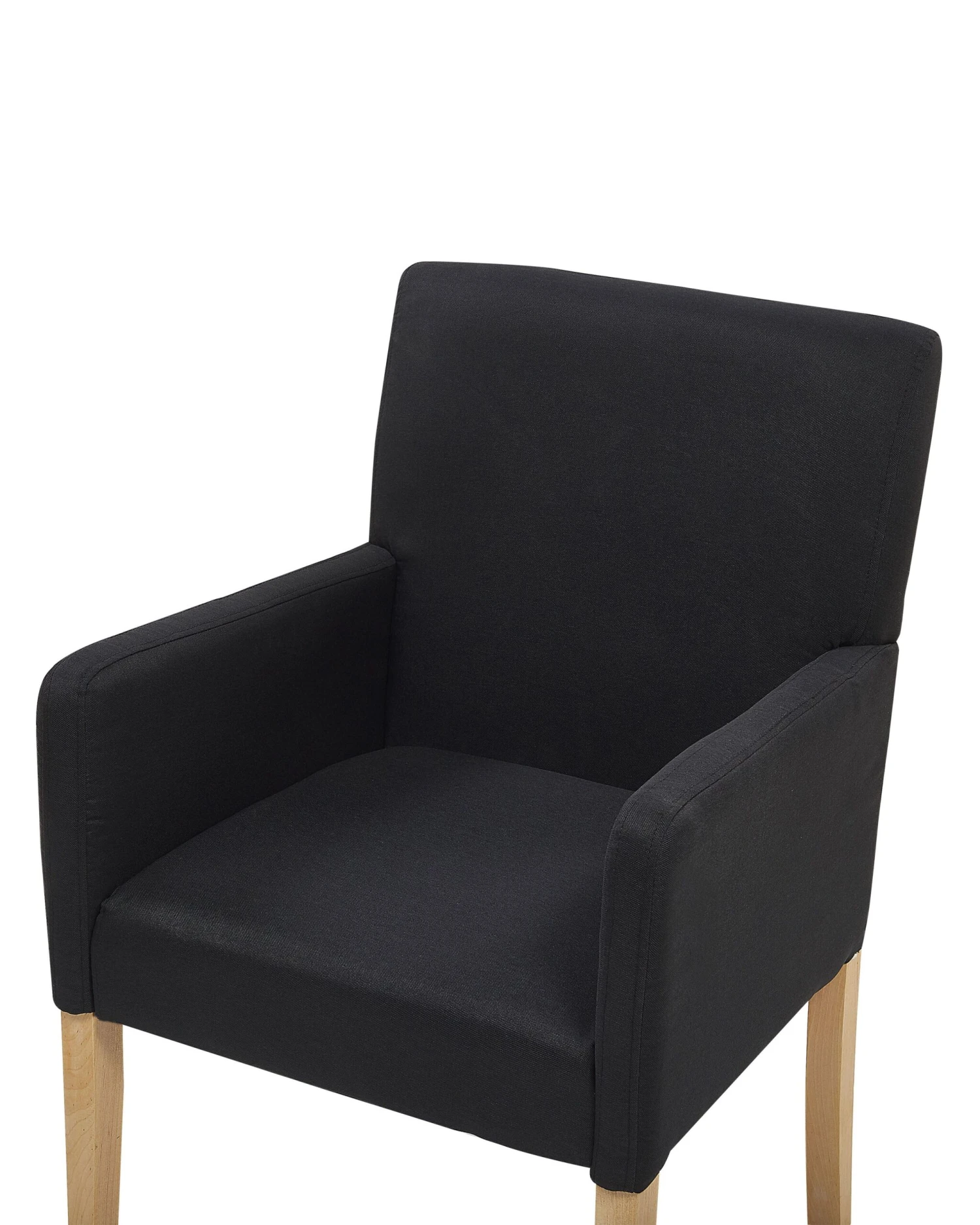Fabric Dining Chair Black ROCKEFELLER - Image 6