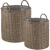 Set Of 2 PE Rattan Plant Baskets Brown BITOLA -Cheap Furniture Store undef src sa picid 771258 type whitesh image