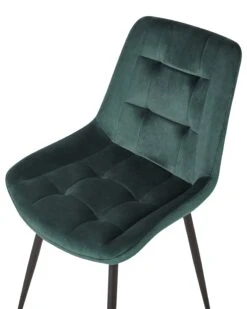 Set Of 2 Velvet Dining Chairs Green MELROSE -Cheap Furniture Store undef src sa picid 771918 type whitesh image